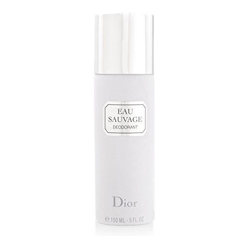 Dior christian Dior eau sauvage deodorante da uomo, metal - 150 ml