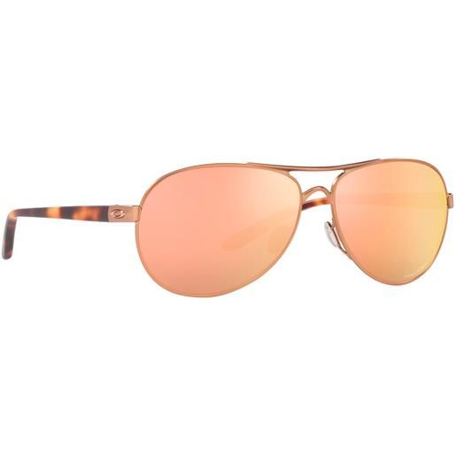 Oakley feedback prizm woman sunglasses oro prizm rose gold/cat3