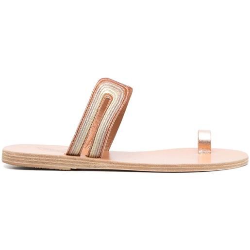 Ancient Greek Sandals sandali slides argos - toni neutri