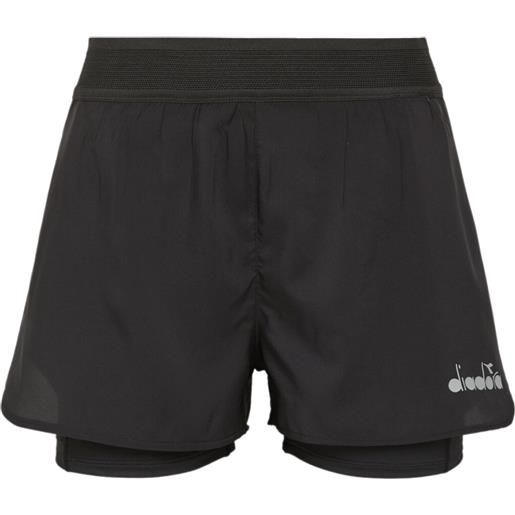 DIADORA l doble layer shorts be one running donna