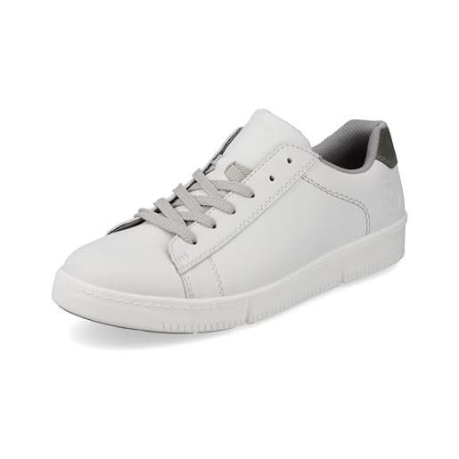 Rieker b7122, scarpe da ginnastica uomo, bianco, 40 eu