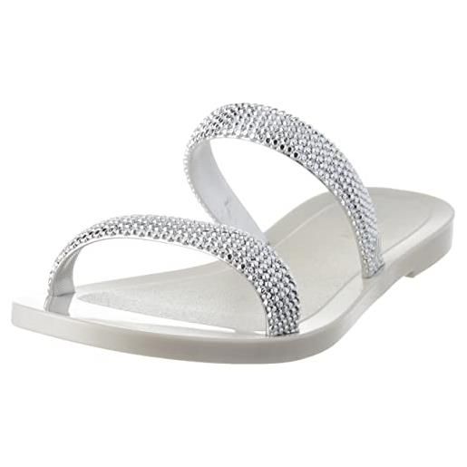 melissa women's glitz ii ad flat sandal, viola, 40 eu