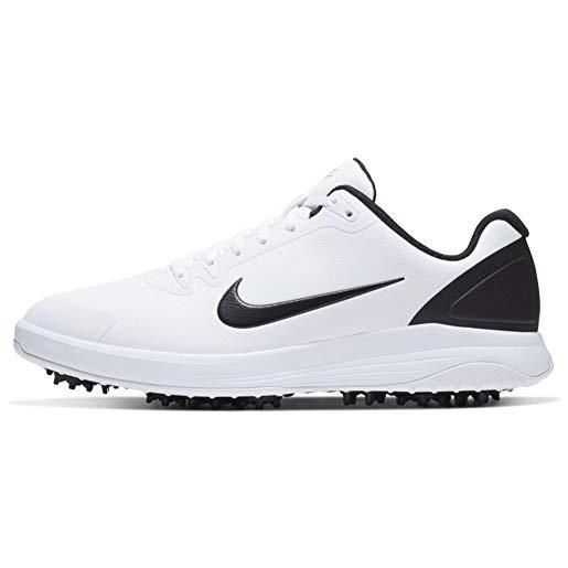 Nike infinity g, scarpe da ginnastica basse unisex - adulto, bianco nero, 45.5 eu
