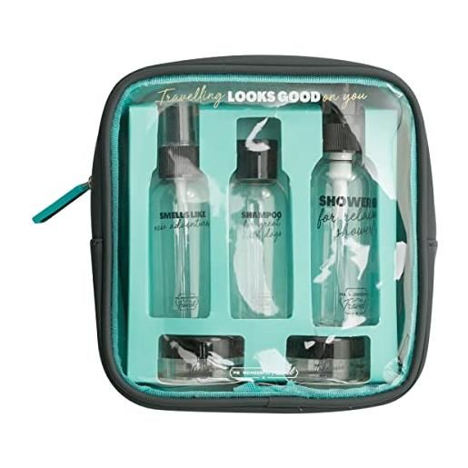 Mr. Wonderful - beauty case da viaggio con contenitori - travelling looks good on you