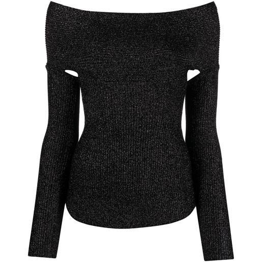 KHAITE maglione con dettaglio cut-out - grigio
