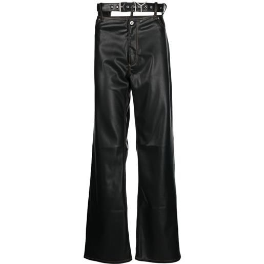 Y/Project pantaloni taglio comodo - nero