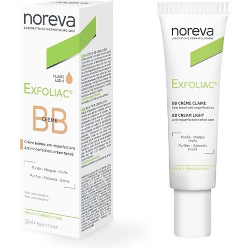 Noreva italia exfoliac bb creme claire light 30 ml