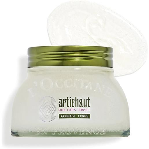 L'occitane En Provence artichoke scrub drenante effetto caldo 200 ml trattamento corpo tonificante scrub