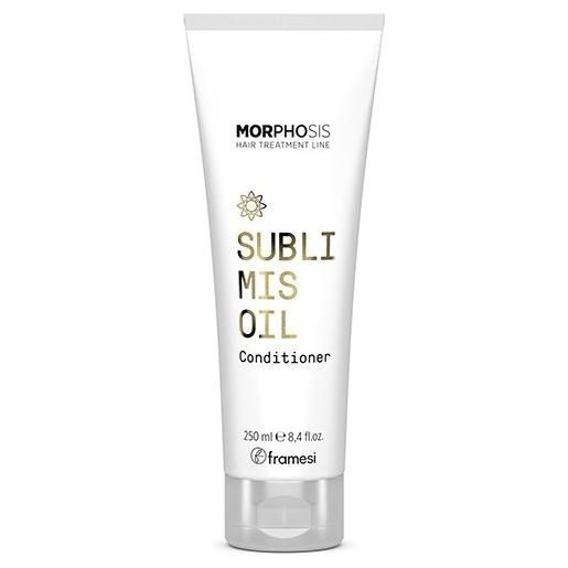 Framesi morphosis sublimis oil conditioner 250ml novita' 2023 - balsamo nutriente capelli normali a secchi