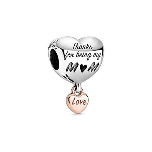 Pandora 788830c00 perlina a cuore ti amo mamma. 