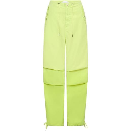 Dion Lee pantaloni sunfade - verde