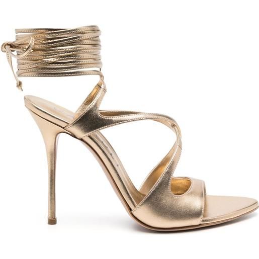 Casadei sandali con fascette 110mm - oro