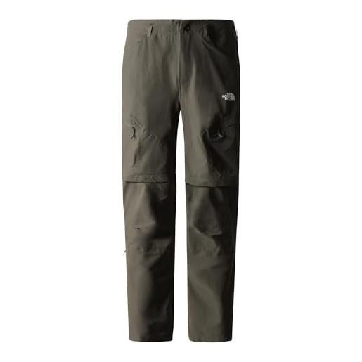 The North Face conv reg pantaloni, tortora/verde, 38 uomo