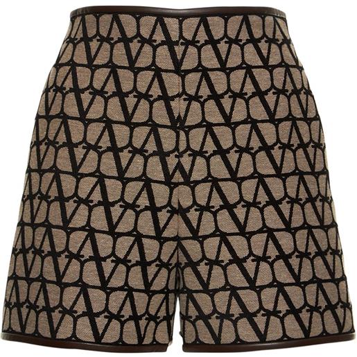 VALENTINO shorts in tela jacquard