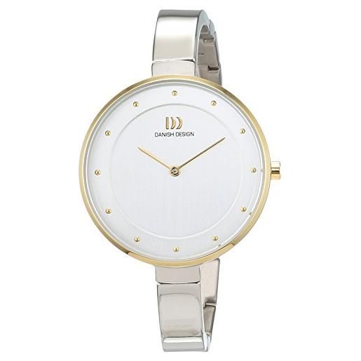Danish Design orologio donna quarzo display analogico cinturino titanio argento e quadrante argento 3326613