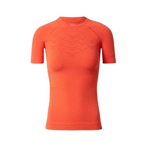 X-Bionic effektor 4.0 run shirt short sleeve women, donna, sunset orange/namid red, m