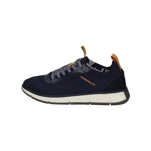 Sneakers marroni in pelle da uomo Lumberjack Lucas