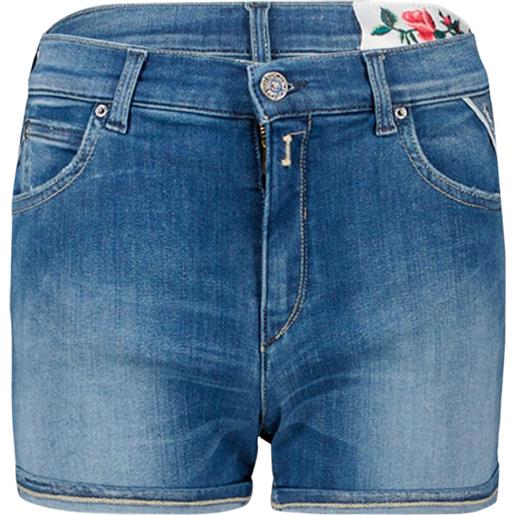 REPLAY short power stretch denim bambina