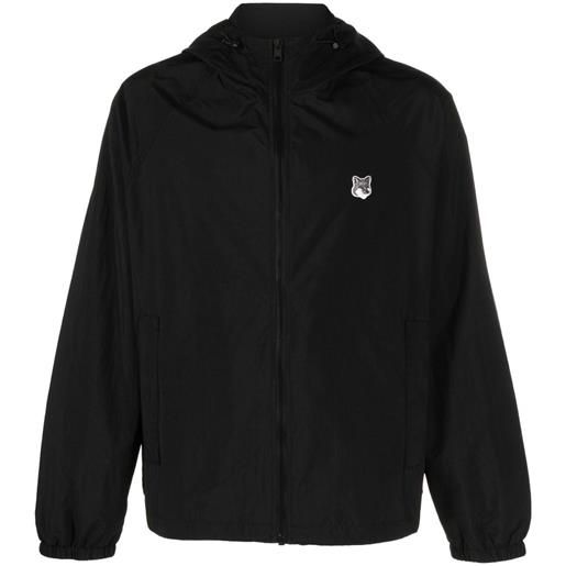 Maison Kitsuné giacca con zip - nero