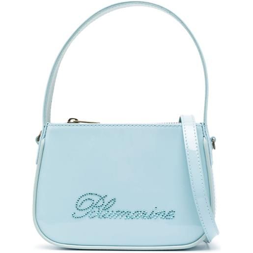 Blumarine borsa tote con logo mini