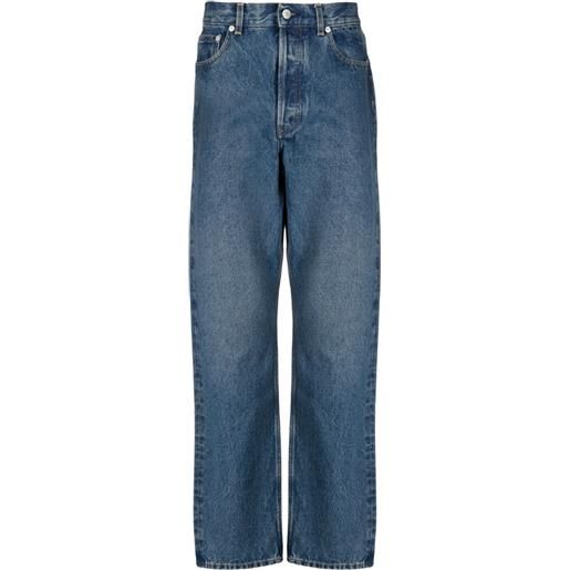 AMBUSH jeans taglio comodo a vita alta - blu