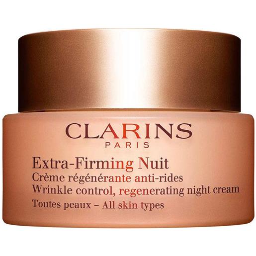 Clarins extra-firming crema antirughe notte tutti i tipi di pelle 50ml