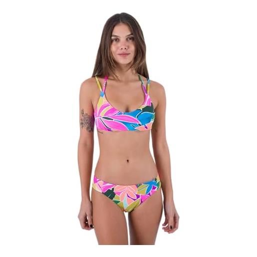 Hurley max isola pull on top bikini, isla multi, s donna