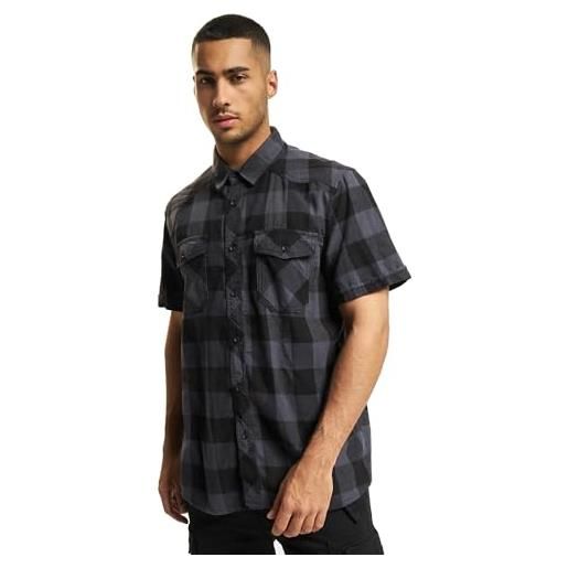 Camicia A Quadri In Flanella Brandit Donna - Maniche Lunghe, Tasconi, 100% Cotone, Taglio Dritto
