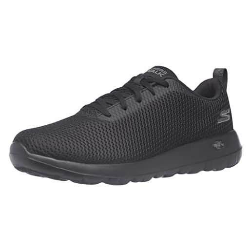 Skechers go walk max-athletic air mesh-scarpe da ginnastica, uomo, nero/bianco, 44 eu