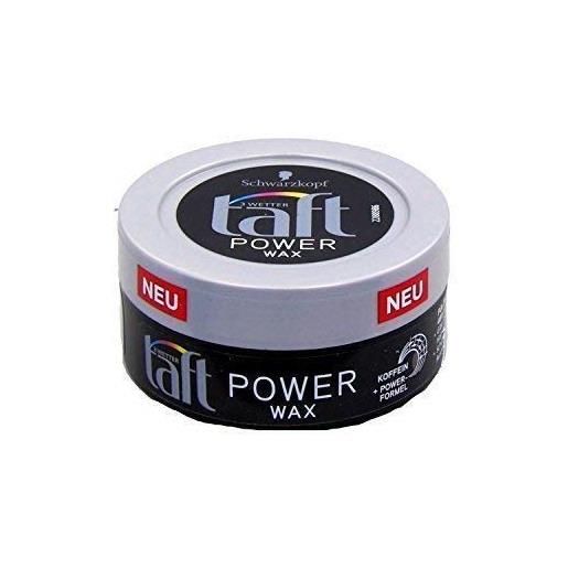 3 Wetter taft schwarzkopf taft power wax caffeina + power formula, 6 pack (6x75ml)
