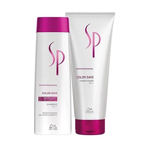 Wella Professionals wella sp system professional color save duo shampoo 250ml + conditioner 200ml by wella