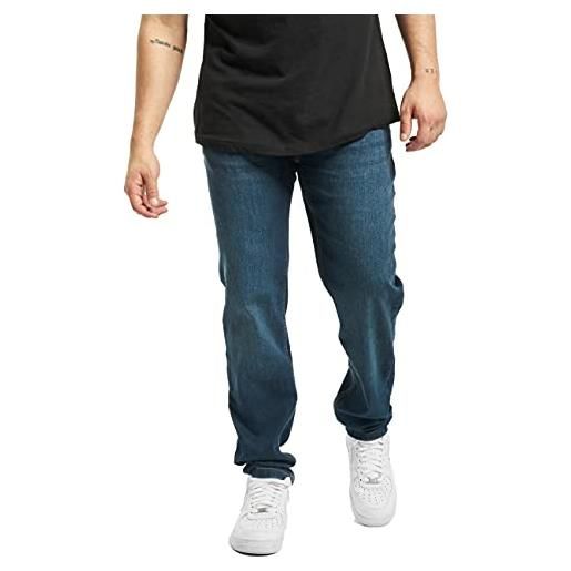Urban Classics pantaloni in denim elasticizzati jeans, nero washed, 36 uomo