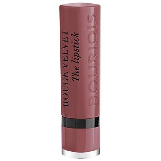 Bourjois rossetto opaco in stick velvet the lipstick, formula a lunga durata, 33