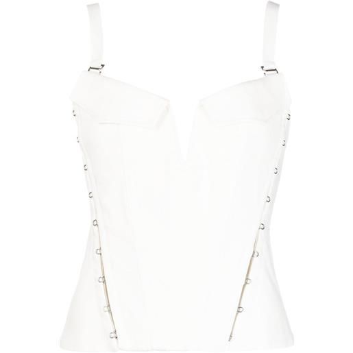 Dion Lee corsetto - bianco