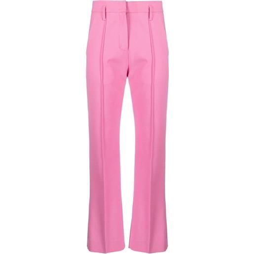 Dorothee Schumacher pantaloni crop a vita alta - rosa