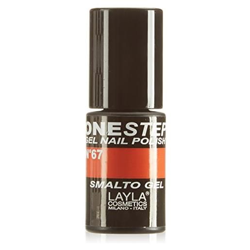 Layla cosmetics - one step gel smalto, alpine white, 1er pack (1 x 5 ml)
