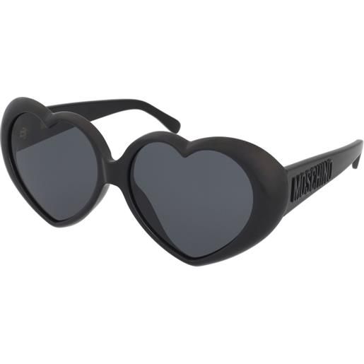 Moschino mos128/s 807/ir | occhiali da sole graduati o non graduati | plastica | extravagant | nero | adrialenti