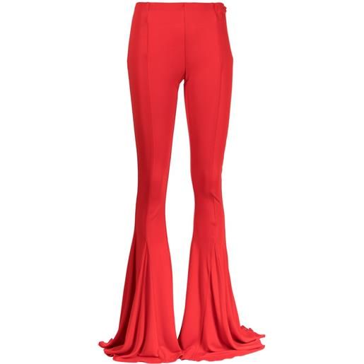 Blumarine pantaloni svasati - rosso