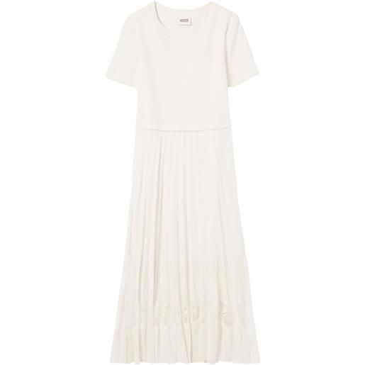 Claudie Pierlot abito midi twist - toni neutri