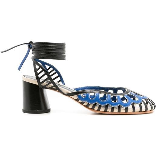Sarah Chofakian sandali lilibet 50mm - blu