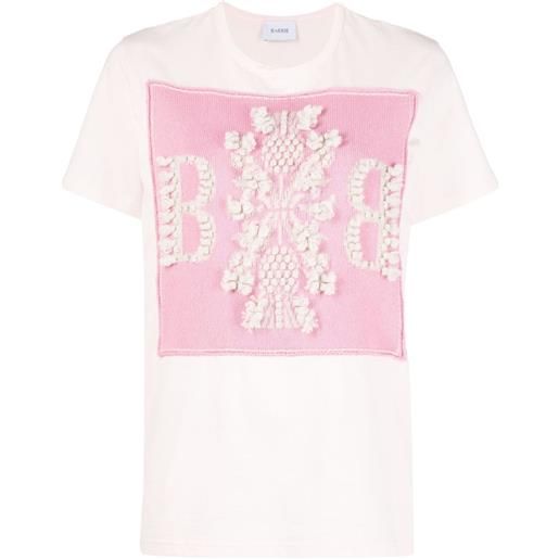 Barrie t-shirt con applicazione - rosa