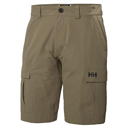 Helly Hansen hh qd-pantaloncini cargo da 28 cm, bedrock, 32 uomo
