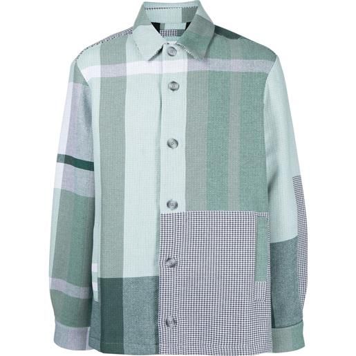 Holzweiler giacca-camicia con stampa - grigio