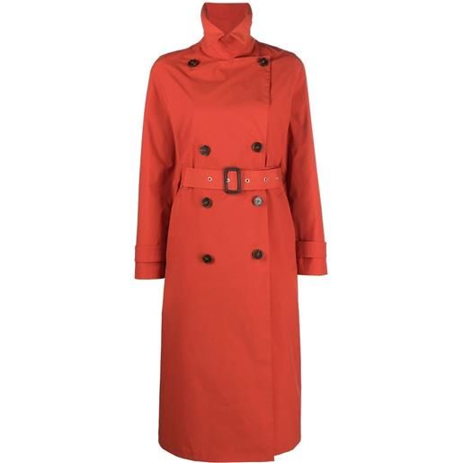 Mackintosh cappotto doppiopetto polly jaffa - rosso