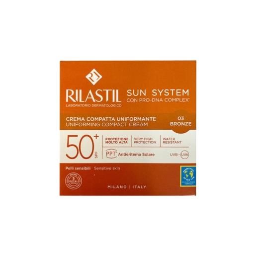 Rilastil Sole rilastil linea sun system ppt spf50+ color corrector crema compatta bronze 03
