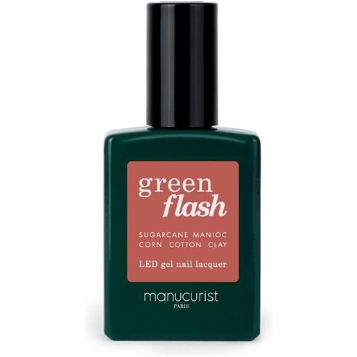 Manucurist green flash - smalto semipermanente 15ml smalto effetto gel bois de rose