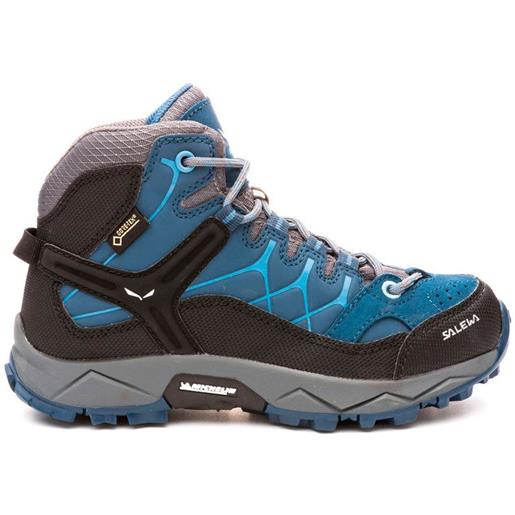 Salewa alp trainer mid goretex hiking boots blu eu 28