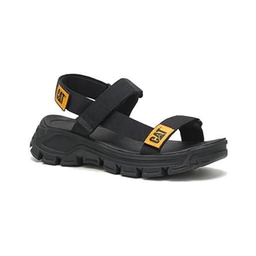 Cat Footwear progressor web bold, sandali unisex-adulto, black, 38 eu