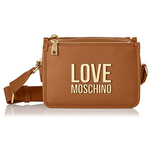 Love Moschino jc4111pp1gli0, borsa a spalla, donna, cammello, taglia unica