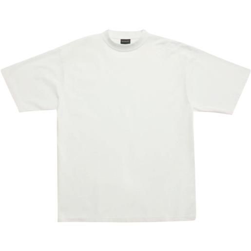 Balenciaga t-shirt con ricamo - bianco